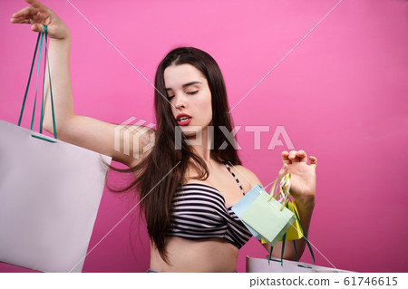 summer holiday shopping and seasonal sale concept summer holiday shopping and seasonal sale concept 61746615