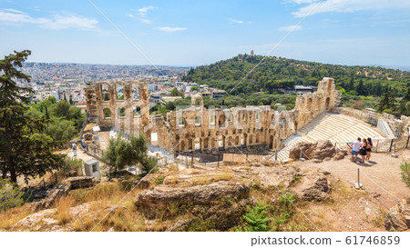Odeon of Herodes Atticus at Acropolis of Athens, Odeon of Herodes Atticus at Acropolis of Athens, 61746859
