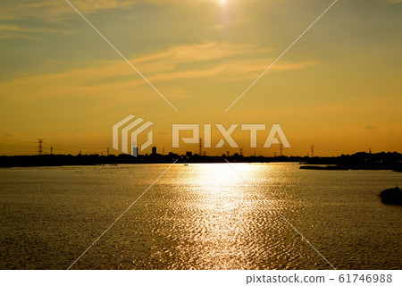 千葉縣德沼沼的夜景 61746988