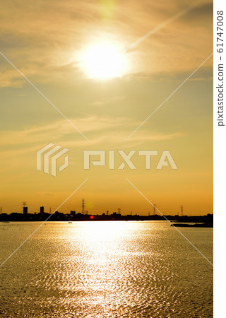 Evening view of Teganuma, Chiba Prefecture 61747008