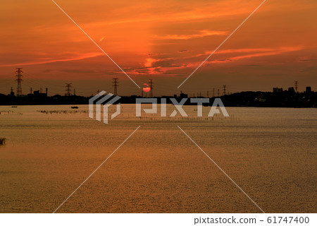 Evening view of Teganuma, Chiba Prefecture Evening view of Teganuma, Chiba Prefecture 61747400
