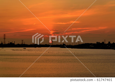 Evening view of Teganuma, Chiba Prefecture Evening view of Teganuma, Chiba Prefecture 61747401