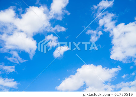 藍天白雲背景素材圖片 61750519