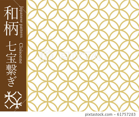 日本花紋素材景泰藍花紋傳統花紋 日本花紋素材景泰藍花紋傳統花紋 61757283