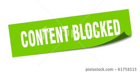 content blocked sticker. content blocked square content blocked sticker. content blocked square 61758515