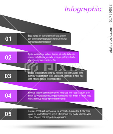 Info-graphic design template. 61759098