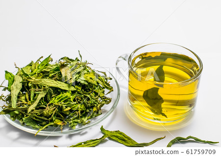 Dry stevia leaves Dry stevia leaves 61759709