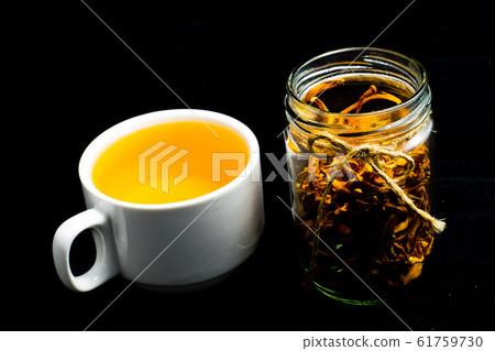 Cordyceps militaris mushroom 61759730