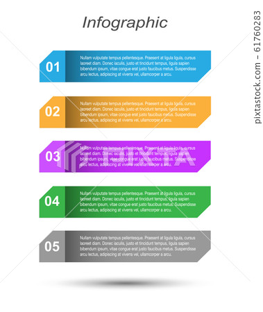 Info-graphic design template. 61760283