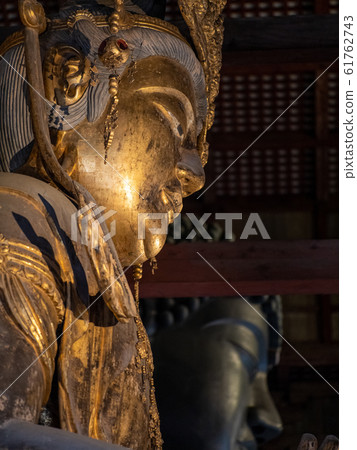 Todaiji Daibutsu菩薩的菩薩雕象菩薩和Rosha Nabutsu 61762743