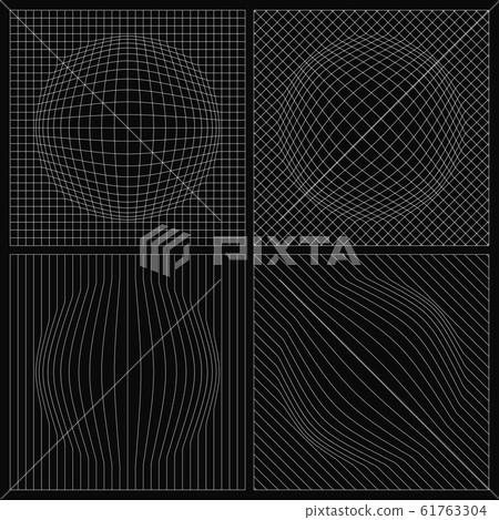 Abstract netting with bulge 61763304