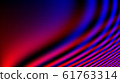 blue curve line and red line mixing on black background,abstract futuristic pattern on multi color. 61763314