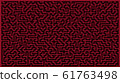 red and black on maze texture. abstract pattern background. 61763498