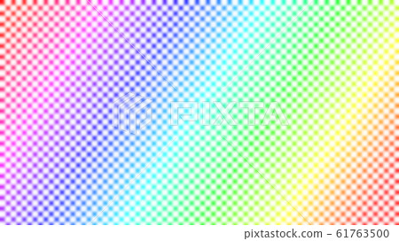 blur pixelizes on gradient multi color abstract background.blur square pattern on colorful background. 61763500