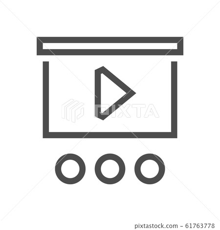 Media Training Icon Stock Illustration