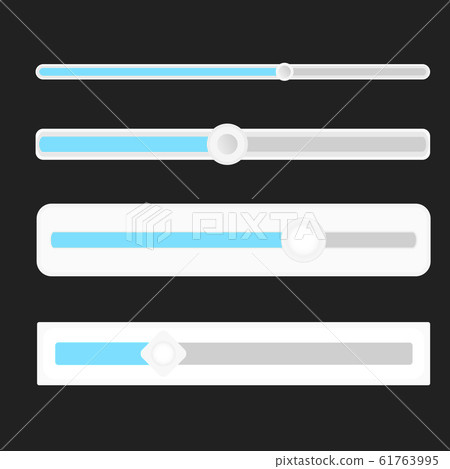 Slider knob for for volume, indicator set 61763995