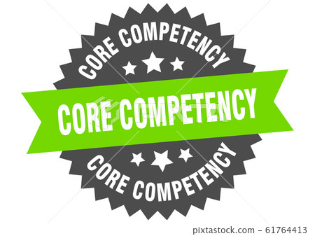 core competency sign. core competency circular 61764413