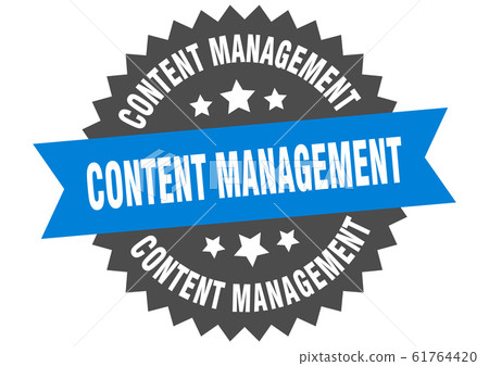 content management sign. content management 61764420