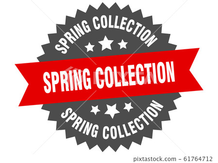 spring collection sign. spring collection circular - Stock Illustration ...