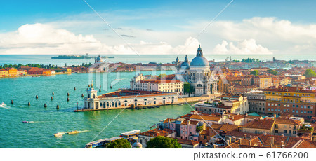 Panoramic aerial view of Venice Panoramic aerial view of Venice 61766200