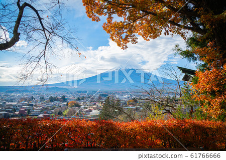 Mountain Fuji in cloudy day from Yamanashi, 61766666