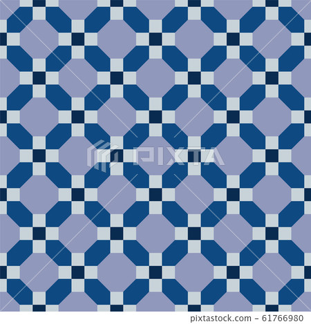 Classic Blue Moorish seamless ornament 61766980