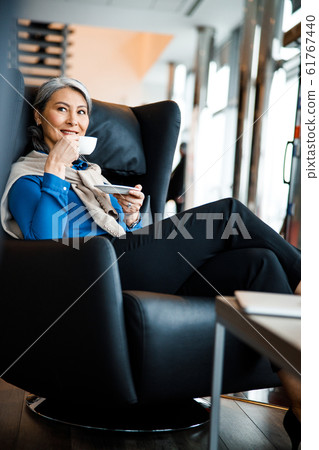 Morning coffee in favorite place stock photo Morning coffee in favorite place stock photo 61767440