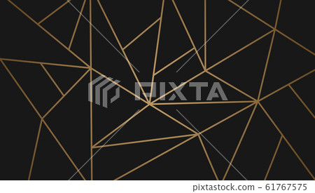 Modern mosaic background in black and gold. Modern mosaic background in black and gold. 61767575
