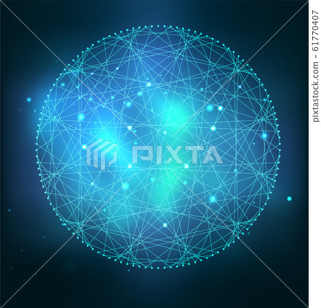 Mystical sacred geometry vector symbol. Spirituality, harmony concept 61770407