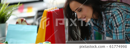 Joyful female fashioner Joyful female fashioner 61774998