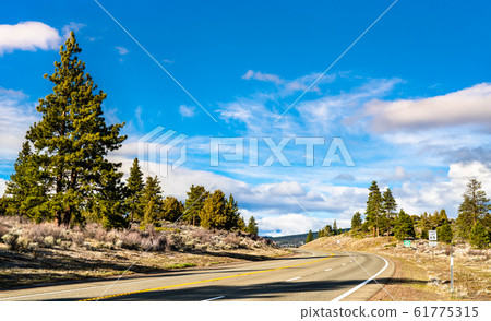 Volcanic Legacy Scenic Byway near Mount Shasta in California 61775315