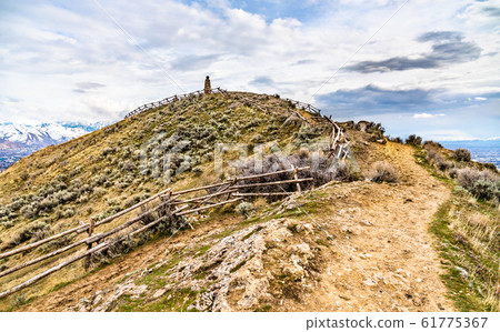 Ensign Peak near downtown Salt Lake City in Utah Ensign Peak near downtown Salt Lake City in Utah 61775367