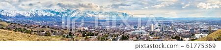 Panorama of Salt Lake City in Utah Panorama of Salt Lake City in Utah 61775369