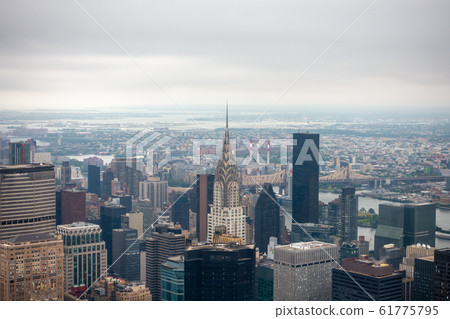 Aerial view of Manhattan skyscrapers Aerial view of Manhattan skyscrapers 61775795