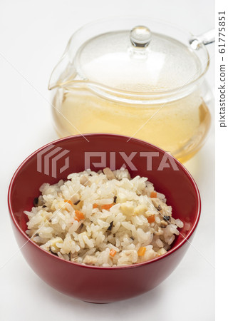 Okinawan food pork rice tong fan Okinawan food pork rice tong fan 61775851