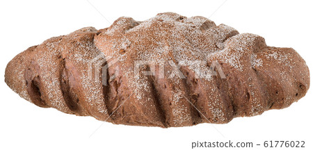 Fresh brown grain bread isolated 61776022