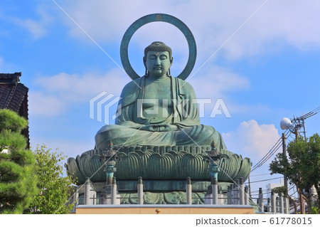 [Toyama Prefecture] Takaoka Daibutsu in fine weather 61778015