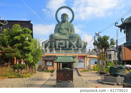 [Toyama Prefecture] Takaoka Daibutsu in fine weather 61778022
