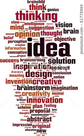 Idea word cloud Idea word cloud 61778984