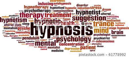 Hypnosis word cloud - Stock Illustration [61778992] - PIXTA