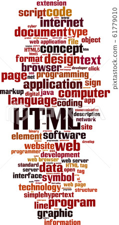HTML word cloud 61779010