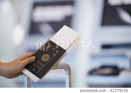 Airport check-in counter passport Airport check-in counter passport 61779230