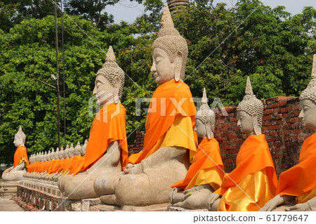世界遺產泰國大城府遺址掃管Ya艾柴Mongkol 世界遺產泰國大城府遺址掃管Ya艾柴Mongkol 61779647