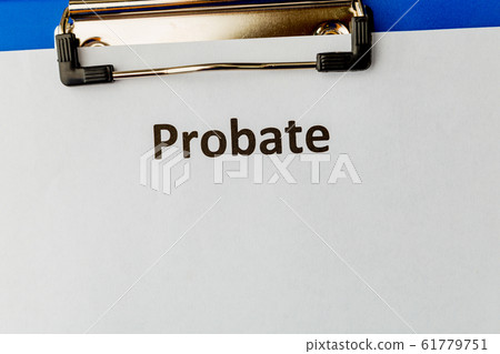 Probate text written on a diary. Probate text written on a diary. 61779751