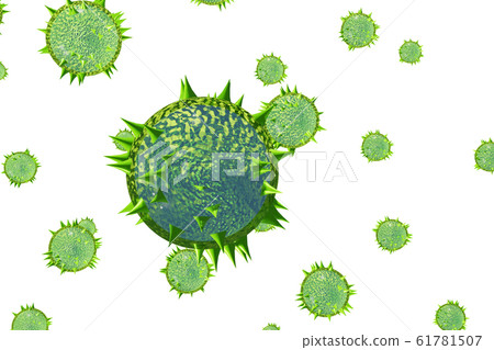 Pollen image White back (for hay fever etc.) 61781507