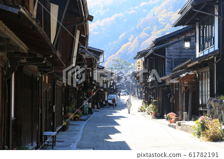 Narai-juku in the afternoon - the busiest post town on Kisoji 61782191