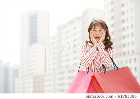 Women enjoy shopping Women enjoy shopping 61783396