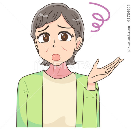 可愛的奶奶奶奶婆婆圖 61784903