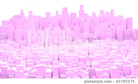 Urban Buildings Urban Image Redevelopment CG 16: 9 - Stock Illustration ...