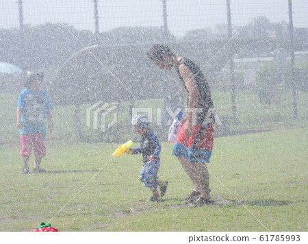 Playing with the water Playing with the water 61785993